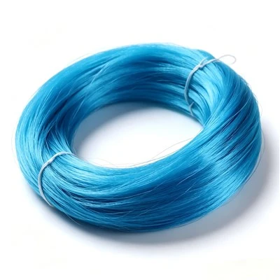 Línia de pesca de monofilament de niló blau premium, alta resistència i baix estirament, resistent a l'abrasió